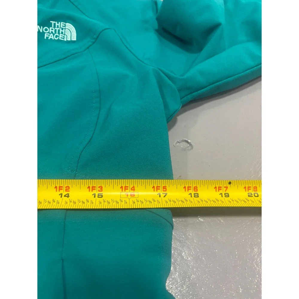 The North Face Shelbe Raschel Softshell Fleece Lined Jacket Teal Green Mens M